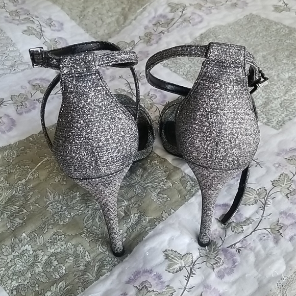 Michael Kors Antonia Metallic Glitter Heels 8.5 - Picture 3 of 8